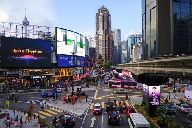 Appartamento 1 Bukit Ceylon, Bukit Bintang, 2Pax Kuala Lumpur Esterno foto